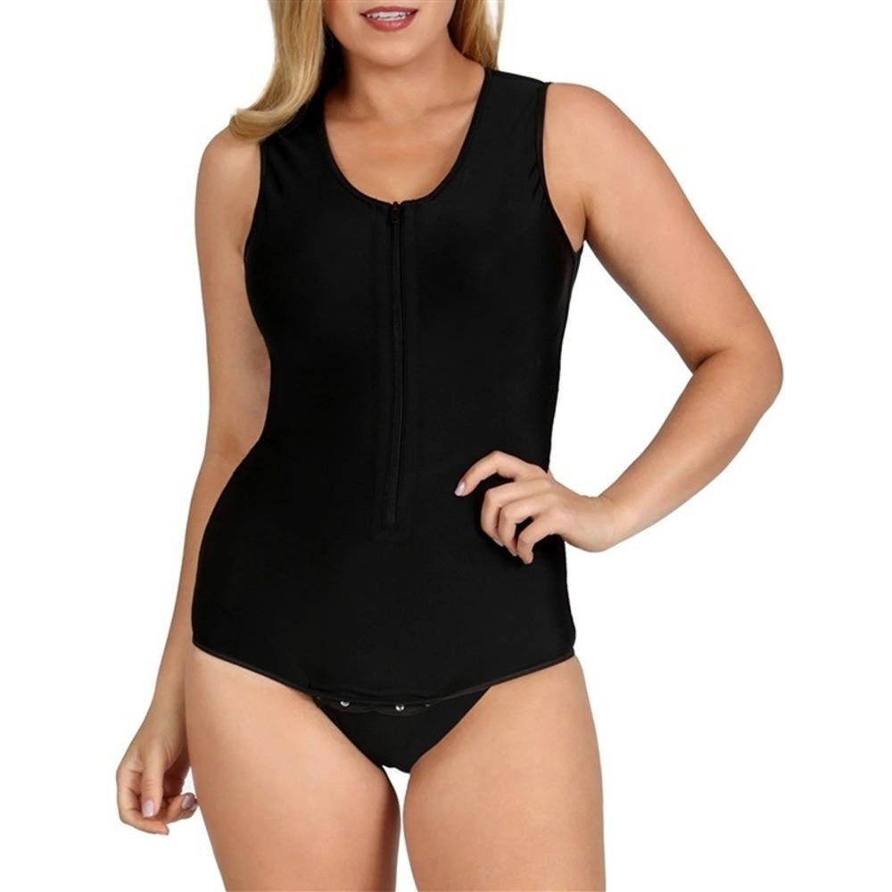 NWT InstantRecoveryMD Compression Shapewear Tank Bodysuit Black 130063